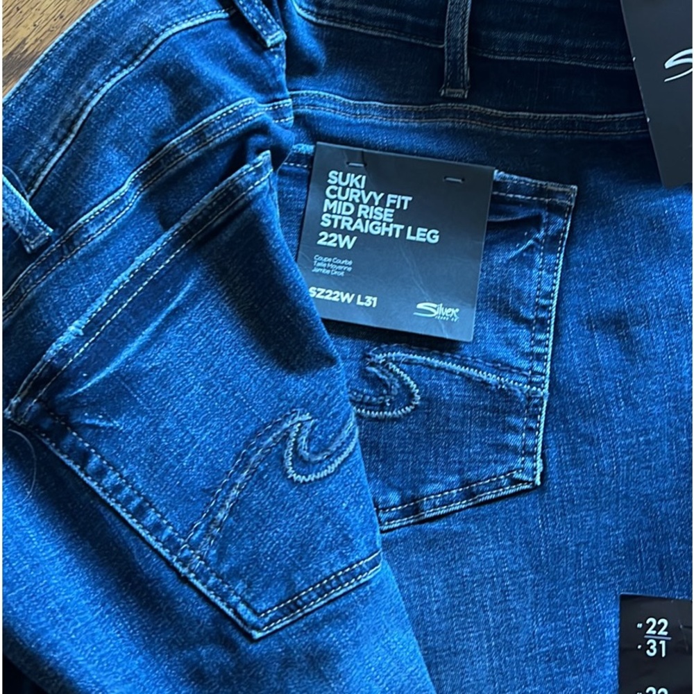 Brand new womens Silver Jeans Suki Curvy Fit